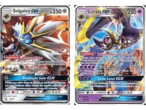 Carta Pokémon Lendário Solgaleo Gx E Lunala Gx Sol E Lua Tcg