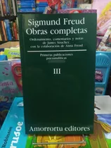Obras Completas Tomo 3 - Freud - Amorrortu - Nuevo - Devoto