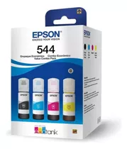 Kit Refil Tinta Para Epson T544 L3250 L3210 L5190- 04 Cores