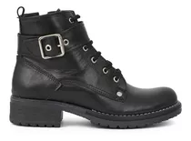 Bota Cuero Mujer Briganti Zapato Borcego Taco Goma Mcbo24941