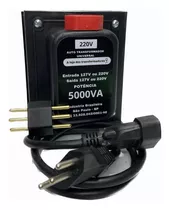 Auto Transformador De 110/220v Ou 220/110v 5000va Tomada 20a