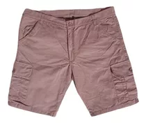 Bermudas Cargos De Gabardina Del Talle 42 Al 52