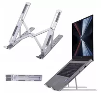 Soporte De Notebook Aluminio Soporte Macbook Base Vertical Laptop Stand Tablet Qatarshop Alzador De Notebook Escritorio Elevador Computador Portatil Ajustable Y Plegable