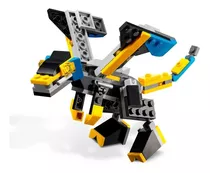 Brinquedo Lego Creator 3 Em 1 Super Robo Nave E Dragao 31124