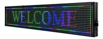Cartel Led Programable Luminoso Wifi Dinamico Rgb 1 Metro