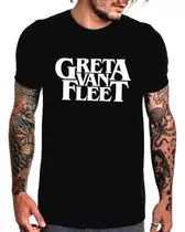 Camiseta Greta Van Fleet Camisa Básica Masculina Rock