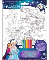 Disney Frozen - Diversão Com Quebra-cabeça