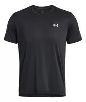 Polera Manga Corta Ua Launch Hombre Negro Under Armour