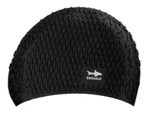 Gorra Natacion Adulto Modelo Bubble Negra - Escualo Color Negro Diseño De La Tela Liso Talla Unitalla