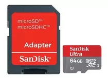 Cartao De Memoria Sandisk Ultra Micro Sd 64gb Class 10 