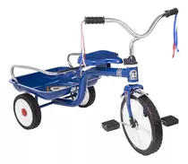 Triciclo Apache R12 Para Niño Cajuela Y Barandal M302 Azul