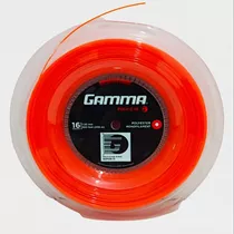 Rollo Cuerda Tenis Gamma Poly Z Color Naranja!!