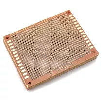 Baquelita Perforada Universal Pcb Una Cara 7x9cm 2unids