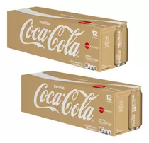 Pack 24 Refresco Coca Cola Sabor Vainilla- 355ml-importado.