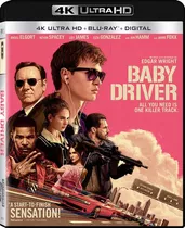 Blu-ray 4k Ultra Hd Baby Driver Em Ritmo De Fuga Dub/leg