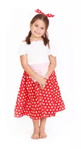 Disfraz Mulata/negrita Infantil Con Accesorios