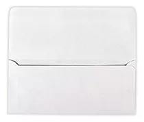  Envelopes De Moeda De Papel Lux | 2x6 | Branco | 70 Libras.
