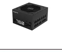 Fonte 750w 80 Plus Gold Gigabyte P750gm Cor Preto 110v/220v