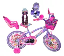 Bicicleta Niña Infantil Accesorios 4 A 7 Años Regalo Navidad