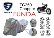 Funda Cubierta Lona Moto Cubre Italika Tc 250 Chopper