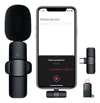 Microfono Solapero Inalambrico Celulares Usb Tipo C iPhone