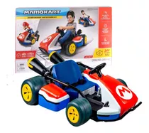 Auto De Carreras Mario Kart Auto Montable A Batería Original