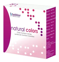 1 Par Lente De Contato Natural Colors Anual Com Ou Sem Grau