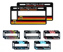 Par Marco Portaplacas Plastico Impreso Vw Germany Jetta Etcf