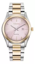 Reloj Citizen Eco Drive Sport Luxury Para Dama Ew2706-58x Color De La Correa Bicolor