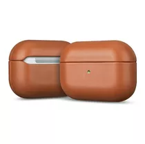 Capa Case Couro Legitimo Compatível Com AirPods 3