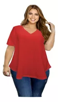 Remeron Mujer Amplios Escote V  Talles Grandes L Al 4xl