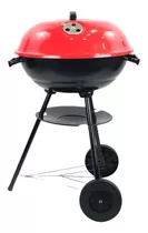 Parrilla Bbq De Carbon Facil De Transportr Con Ruedas 