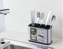 Escurridor De Cubierto Utensilios Cocina Acero Inoxidable