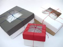 Caja De Cartón Para Mini Tortas Cupcakes Galletas Masitas Té