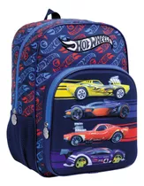 Mochila Espalda Jardin 14 PuLG Hot Wheels Licencia Oficial