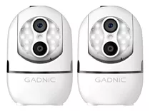 Kit X2 Cámara De Seguridad Gadnic Con Lente Dual Pro