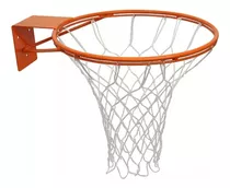 Cesta De Basquete Aro Tamanho Oficial Com Rede E Parafusos 