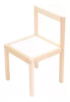 Silla Mini Infantil Montessori Nordico Madera De Álamo Kit