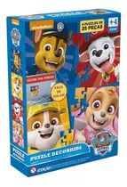 Quebra Cabeça Infantil Patrulha Canina Decorkids Grow