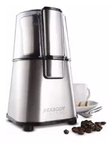 Molinillo De Cafe Y Semillas Peabody Pe-mc9100 Inox 220w P1 Color Gris