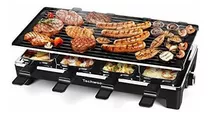 Techwood Raclette - Parrilla De Mesa Eléctrica De Interior 