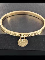 Brazalete Esclava Forever Love Titanio Eterno Coraxones Impo