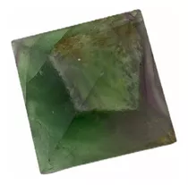 Pirámide Cuarzo Fluorita Piedra Natu                        