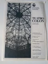 Teatro Colón,  Programa 24/8/88  Orq Sinfónica De Entre Ríos