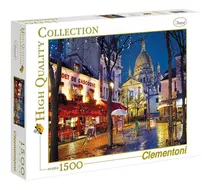 Puzzle 1500 Peças Paris, Montmartre - Clementoni - Importado