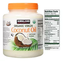 Aceite De Coco 100% Orgánico Virgen 2.48 Lts Marca Kirkland