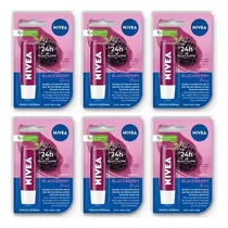 Nivea Protector Labial Blackberry Shine X6 Unidades