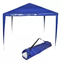 Tenda De Praia Importway Gazebo Desmontável Base E Topo 3x3 Azul Barraca Camping