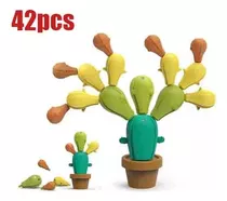 42 Unidades De Cactus Montessori De Concentración Para Niños