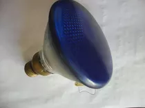 Bombillo Reflector Par 38 Color Azul  Transp Y Rojo 100w E27